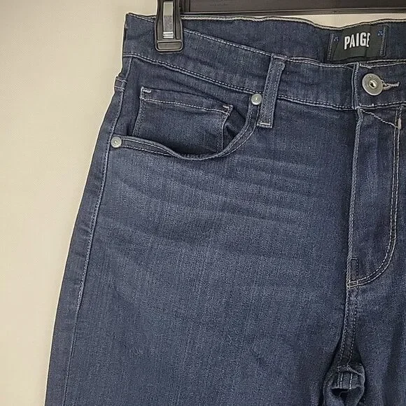 Paige Lennox Jeans Mens 32x29 Slim Fit Dominic Dark Wash Stretch Denim - Picture 2 of 9